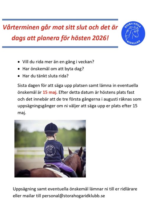 Inför HT 2026