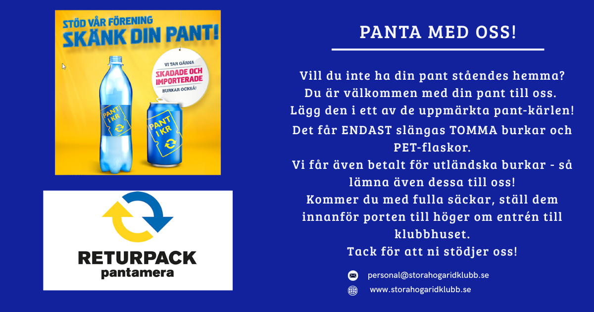 Panta med oss!