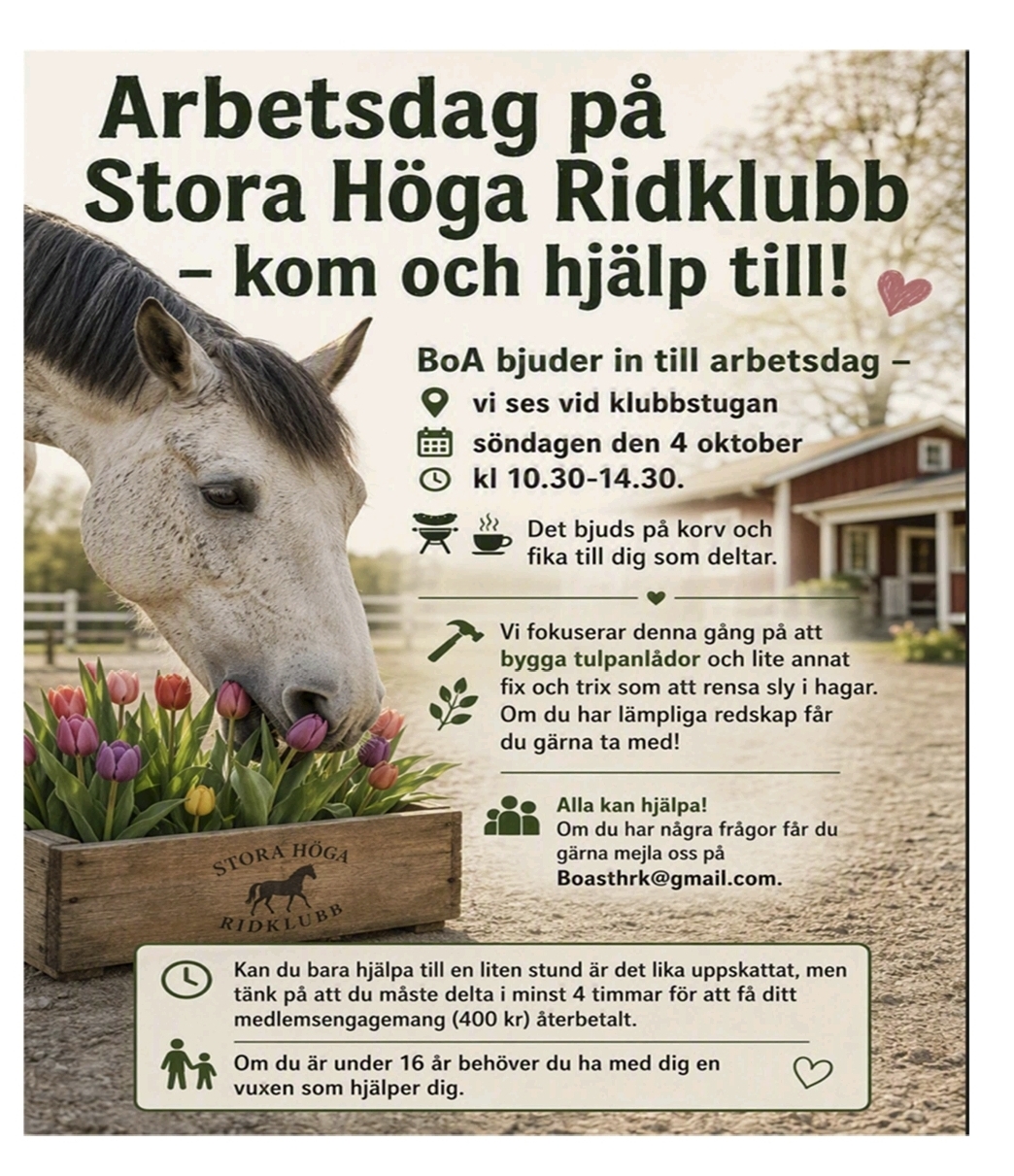 Arbetsdag 4 oktober