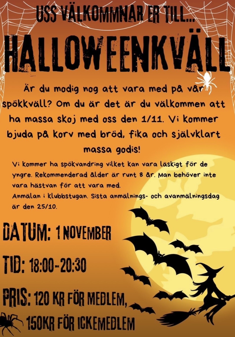 Halloweenkväll 1 november